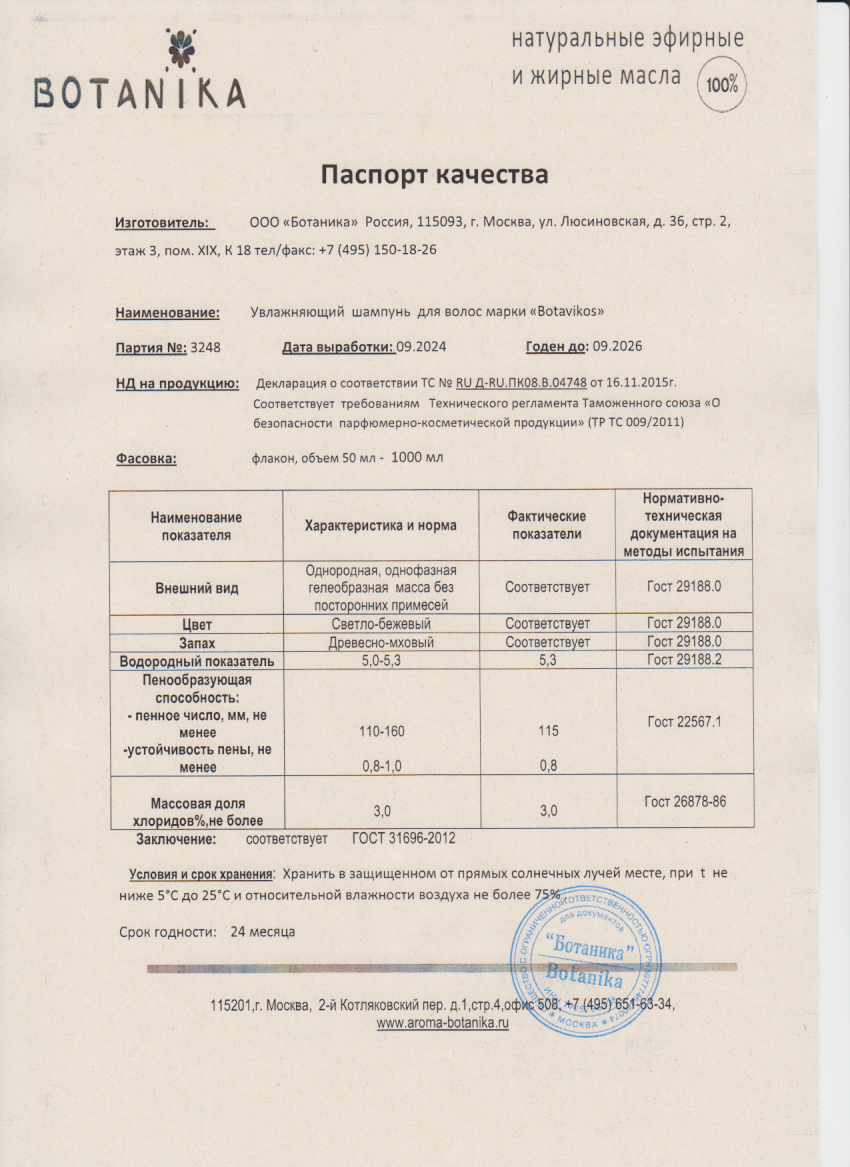 Паспорт №092024